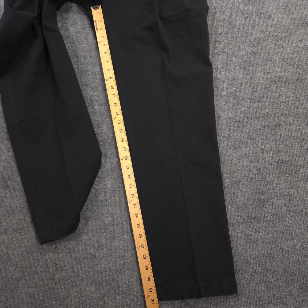 Polo Ralph Lauren Pants Mens 38X32 Black Straight Leg Classic Fit Pleated NEW - Picture 9 of 15